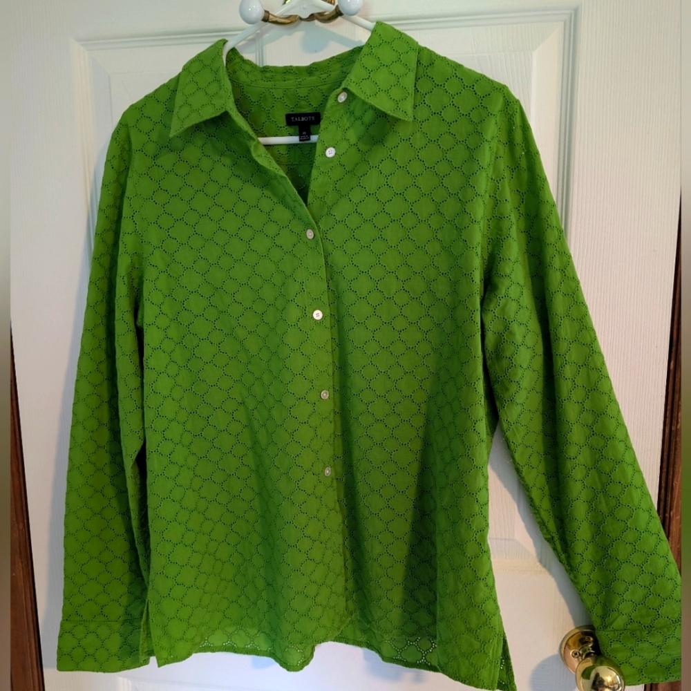 Talbots Medium Cotton Blouse